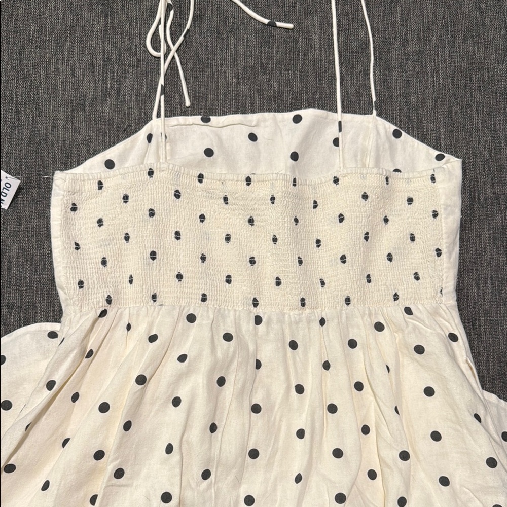 Old Navy White and Black Polka Dot Dress - Picture 4 of 4